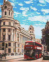 Картина по номерам "Архитектура Лондона" 48x60 3v1 Рисование Живопись Раскраски (Города)