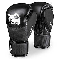 Боксерские перчатки phantom riot pro black 16 унций (капа в подарок)