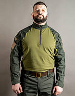 Костюм тактичний для ЗСУ армійський Сорочка убакс бойова / військові штани штурмові олива MILIGUS розмір M