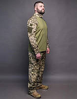 Армейский костюм для ВСУ тактический Рубашка убакс боевая + военные штаны камуфляж пиксель MILIGUS р. L52