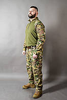 Військовий костюм для ЗСУ тактичний Сорочка убакс бойова + армійські штани польові multicam MILIGUS розмір L52