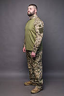 Тактична сорочка убакс бойова армійська для ЗСУ MILIGUS М14 піксель Військова кофта ubacs М14 р. L50