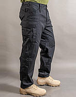 Тактичні штани демісезонні MILIGUS військові Брюки армійські Ріп Стоп штурмові для ЗСУ чорні р. S