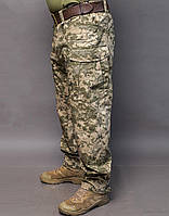 Армейские брюки тактические пиксель MILIGUS М14 Штаны военные Rip Stop демисезонные для ВСУ р. XL камуфляжные