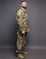 Костюм для ВСУ тактический армейский М14 Рип Стоп Китель камуфляж / военные штаны пиксель MILIGUS р. XL Long