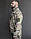 Куртка тактична камуфляж Soft shell мультикам Куртка військова MILIGUS "Patriot" армійська р. 3XL, фото 3