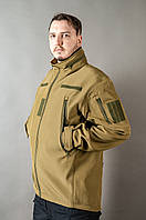 Військова куртка тактична Soft shell койот Куртка демісезонна MILIGUS "Patriot" водонепроникна для ЗСУ XL