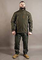 Куртка тактична мембранна Soft shell олива Куртка військова MILIGUS "Patriot" армійська р. S