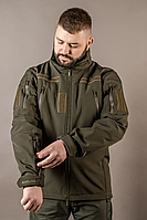 Куртка демісезонна тактична Soft shell olive Куртка військова MILIGUS "Patriot" водовідштовхувальна р. XL