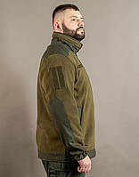 Флісова куртка тактична для ЗСУ MILIGUS "Фагот" Військова куртка олива армійська демісезонна р. XL