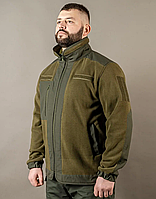 Куртка демісезонна тактична "Фагот" флісова олива Куртка військова MILIGUS для ЗСУ армійська р. 3XL