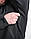Тактична куртка демісезонна Soft shell чорна Куртка військова MILIGUS "Patriot" р. р. 2XL водонепроникна, фото 6