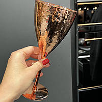 Келих для вина із кольорового скла "Роуз-хамерд", 300мл