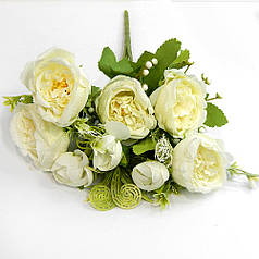 Букет чайних троянд, 30 см, білі