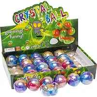 Лизун слайм в шаре crystal ball 24шт