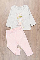 Костюм для малышей, набор кофта и штаны для девочки младенца