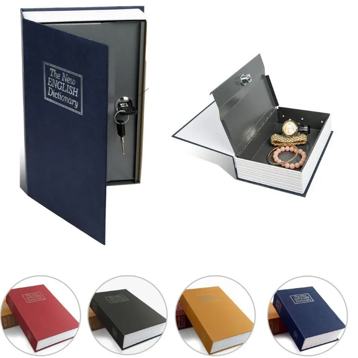 Книга скринька сейф для грошей ящик для цінностей книга сейф маленький 18 см, фото 1