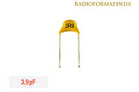 Конденсатор керамический многослойный 3,9pF, 50V, Tol: ±0,5pF