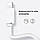 Кабель для швидкого заряджання та передачі даних iPhone iPad 2.4A/20W Apple Lightning to USB Type-A 0.25м, фото 6