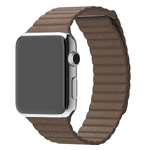 Шкіряний ремінець Leather Loop для Apple Watch 42/44/45/49 mm Brown