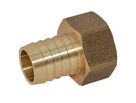 Штуцер з'єднувальний 3/4 В 20мм латунний (шланг)