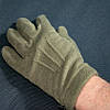 Перчатки флісові 320 гм Kirasa хакі (Арт KI420), фото 6