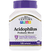 Acidophilus Probiotic Blend 21st Century, 100 капсул