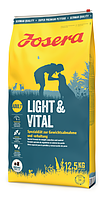 Josera Light and Vital 12,5 кг - корм з ягням для малоактивних собак