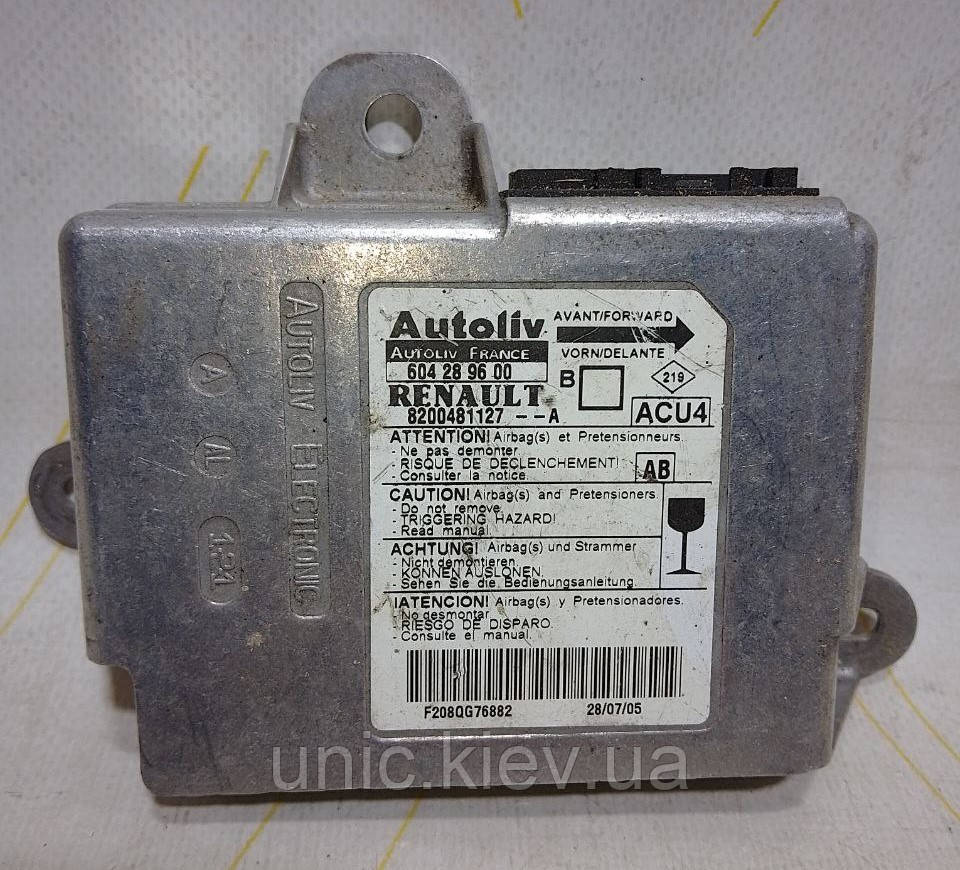 Блок керування AirBag Renault Megane 2 б/в 8200481127