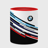 Кружка с принтом «BMW brand color БМВ» (цвет чашки на выбор)