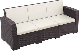 Диван, софа ротанг Dark Grey (Monaco Sofa XL), арт. 833