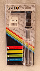 Латунний дозатор для миючого засобу GAPPO G404-1 Black чорного кольору