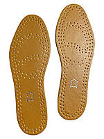 Устілки для взуття MDDRI з эко шкіри, коричневі