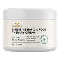 Лікувальний зволожуючий крем для рук та ніг, Intensive Hand & Foot Therapy Cream, Swanson, 59 мл