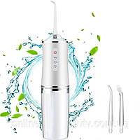 Ирригатор для полости рта 230 мл Portable Oral Irrigator / Портативный ирригатор для зубов с насадками