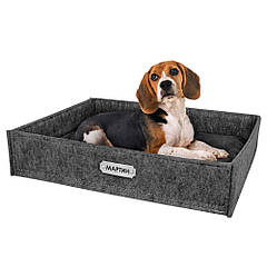 Лежанка для собак BronzeDog Прямокутна Сіра XS