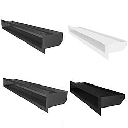 Решітка вентиляційна для каміна LOFT-М1 6x20 Чорний, Білий, Графітовий, Кремовий