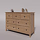 Комод дизайнерський "Хамес" з дерева ясен, фото 2