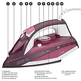 Праска Clatronic DB3705 (2600 Вт, керамічна підошва, паровий удар, вертикальна пара), фото 4