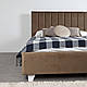 Ліжко двоспальне "Орео" з дерева із оббивкою, фото 4