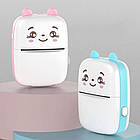 Міні принтер з Bluetooth для термодруку + Подарунок 5шт рулон паперу для принтера/ Дитячий термопринтер, фото 7