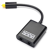 Разветвитель оптического кабеля Tisino цифровой оптический аудио разветвитель оптического кабеля для ПК, ТВ, D