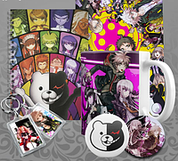 Подарочный бокс Аниме Danganronpa 10 предметов