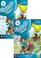 Fly High 4 UKRAINE edition, Pupil's book + Activity Book + Audio{ Підручник + Зошит }