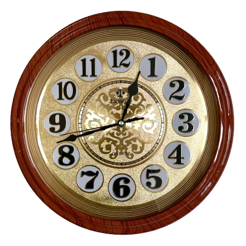 Настінний годинник Класика-58 Золото Круглий (32 см) Time