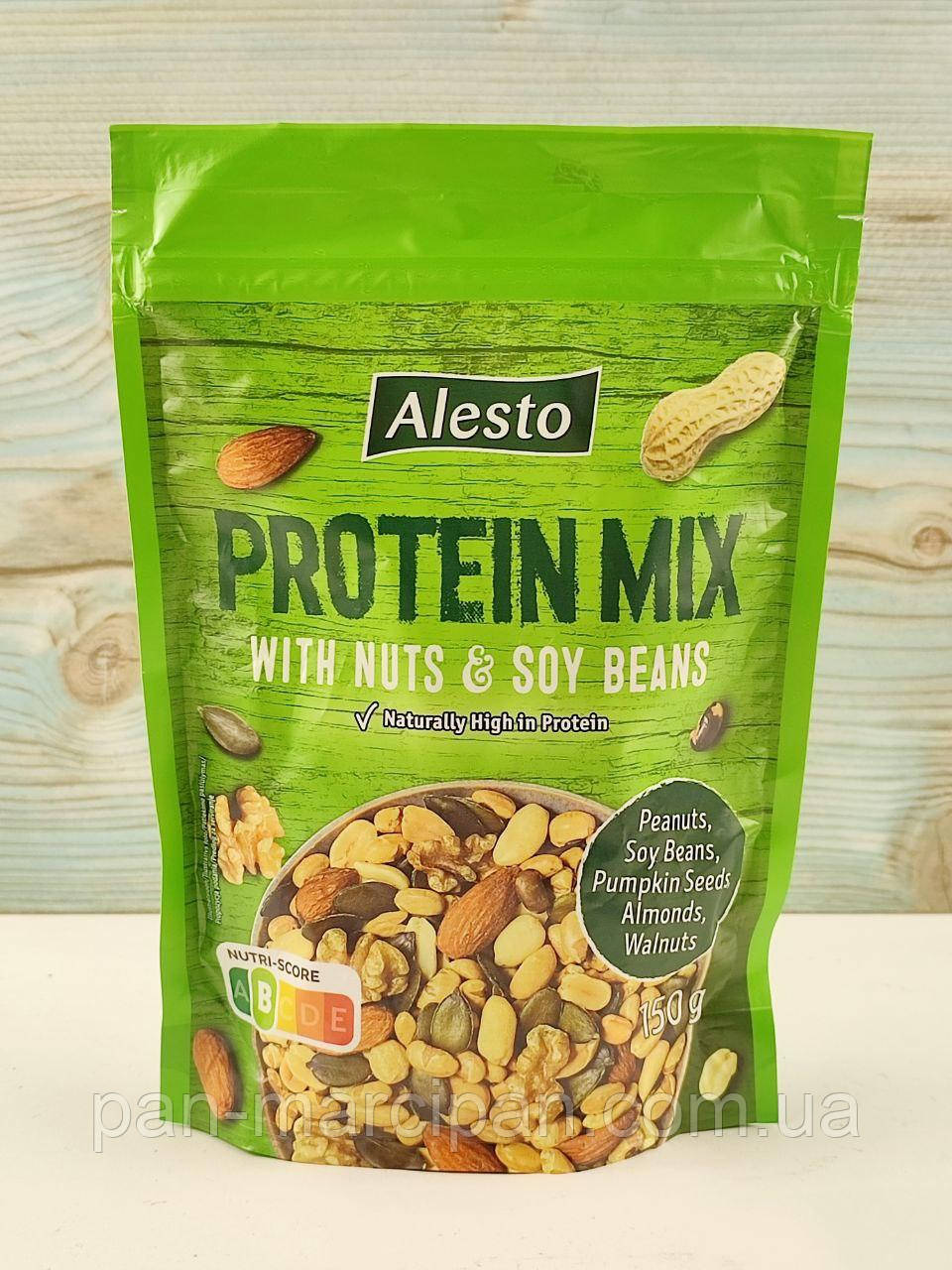 Суміш горіхів та соєвих бобів Alesto Protein Mix 150 г Німеччина, фото 1