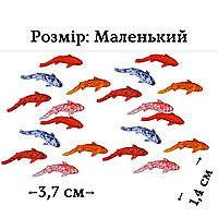 Декоративные фигурки Карпи Кои для мини-сада флорариума микроландшафта рокария аквариума кашпо. Маленький