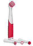 Набір для чищення (ел. скруббер + 4 насадки) Pink Stuff Miracle Scrubber Kit, фото 3