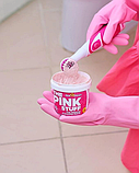 Набір для чищення (ел. скруббер + 4 насадки) Pink Stuff Miracle Scrubber Kit, фото 6