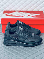 Кроссовки мужские Nike Air Max 90 all black кросовки Найк Аир Макс 90